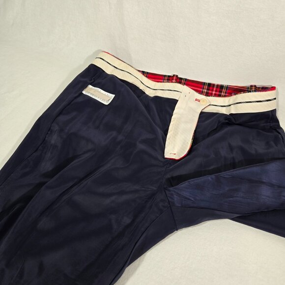 J.CREW CAMERON Academia Red Stewart Tartan Wool Hi-Rise Crop Pant Women Size 12. - Picture 9 of 17